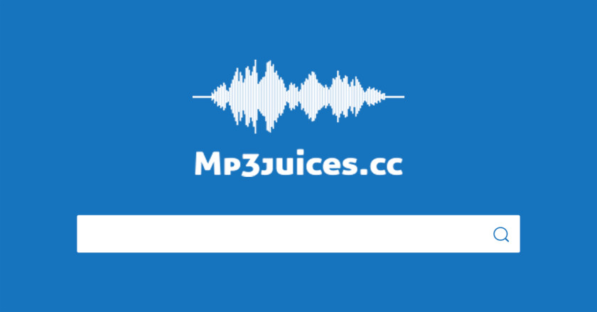 mp3juice interface showing the website logo and search bar