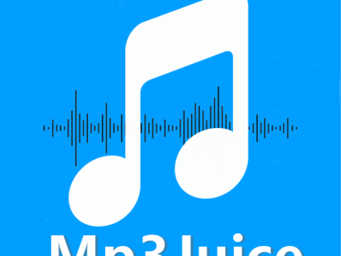 logo showing mp3 juice logo in white