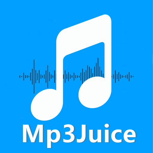 logo showing mp3 juice logo in white